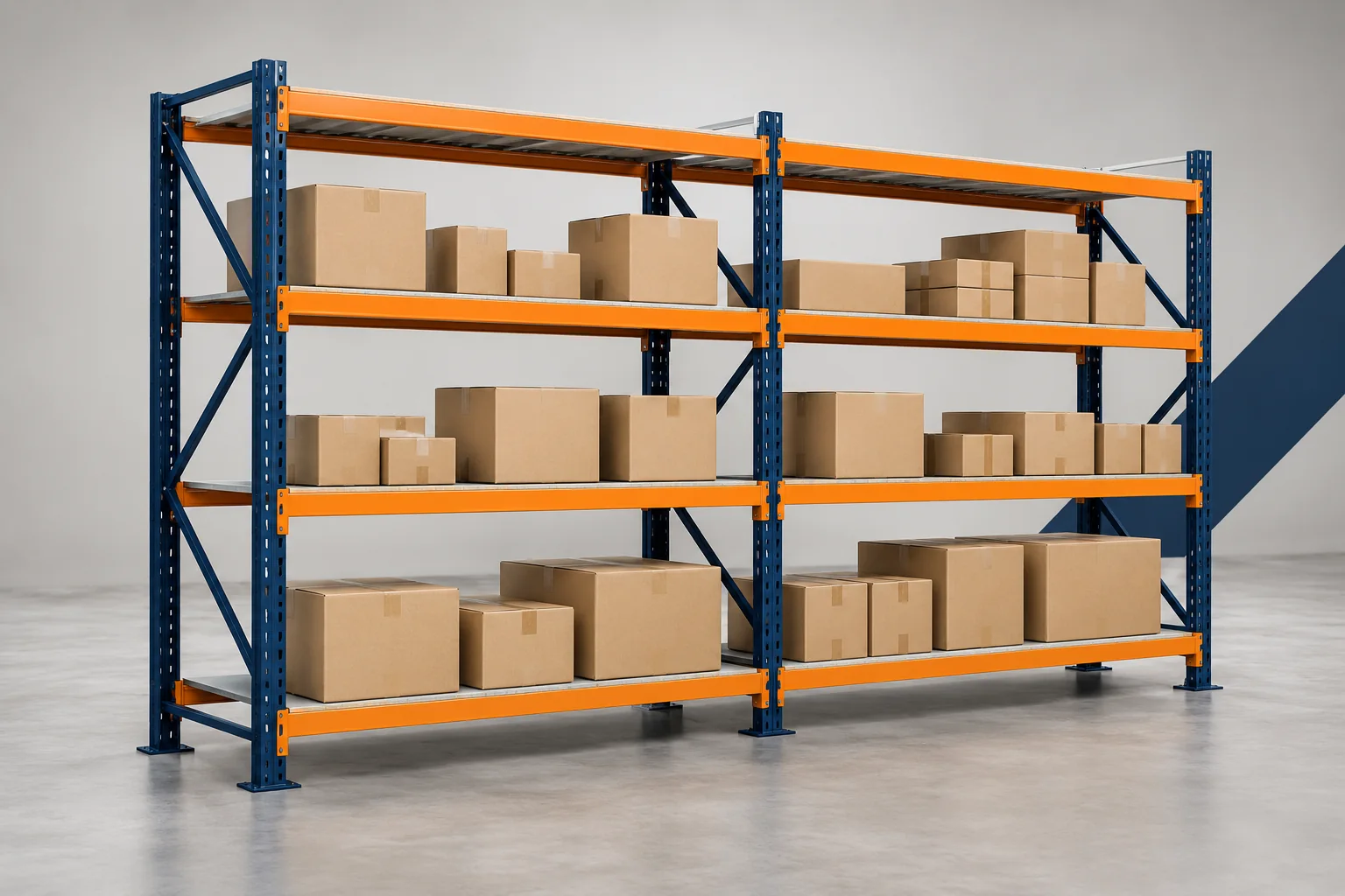 أرفف المسافات الطويلة (Long Span Racking)
